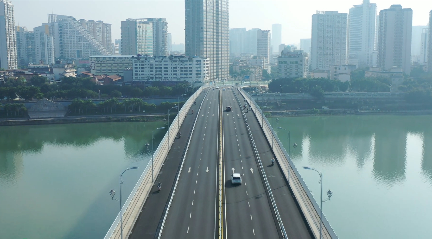 北大橋、桃源橋橋面及引道改造工程完工